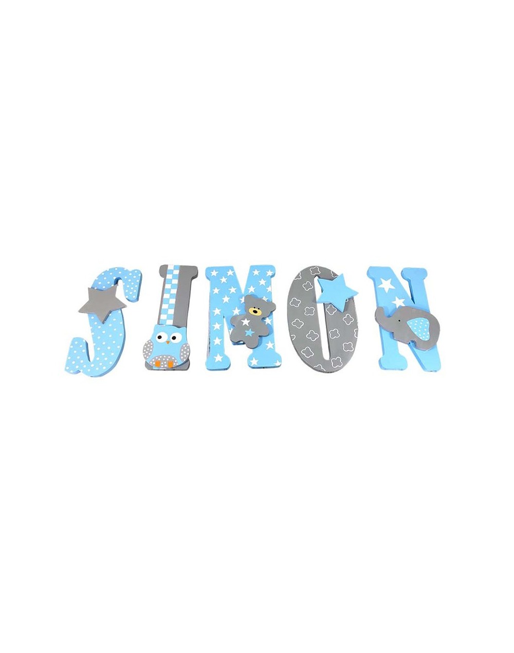 Nombre en madera simon