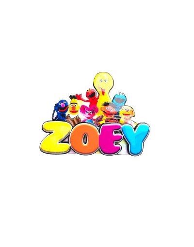Nombre en madera zoey