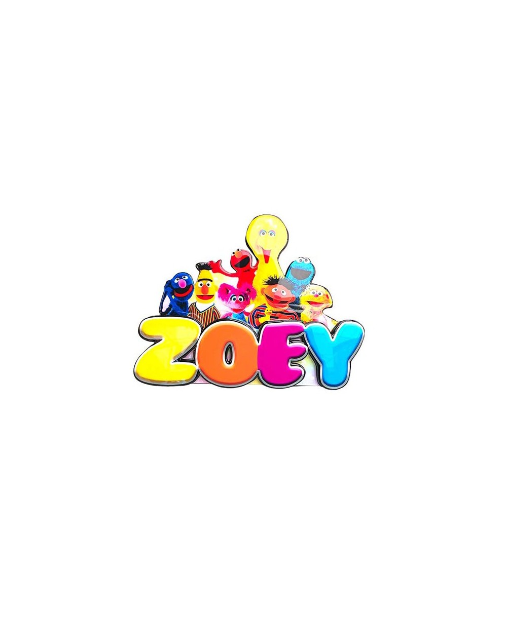 Nombre en madera zoey