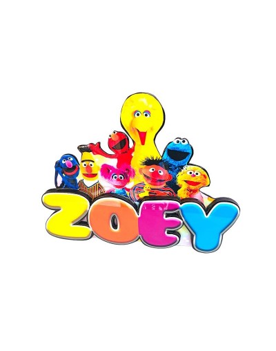 Nombre en madera zoey