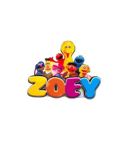 Nombre en madera zoey