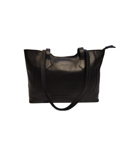 Bolso tote en cuero