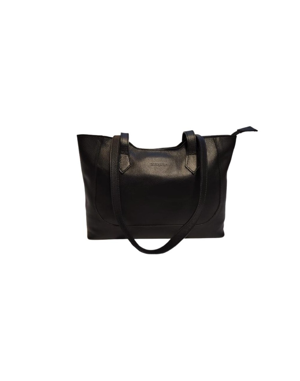 Bolso tote en cuero