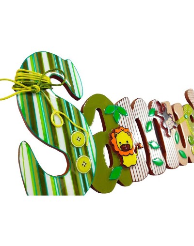 Nombre en madera samuel