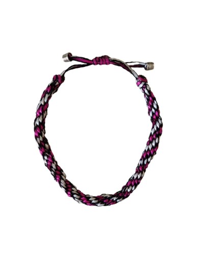 Collar Kumihimo Mascotas En Hilo Seda 