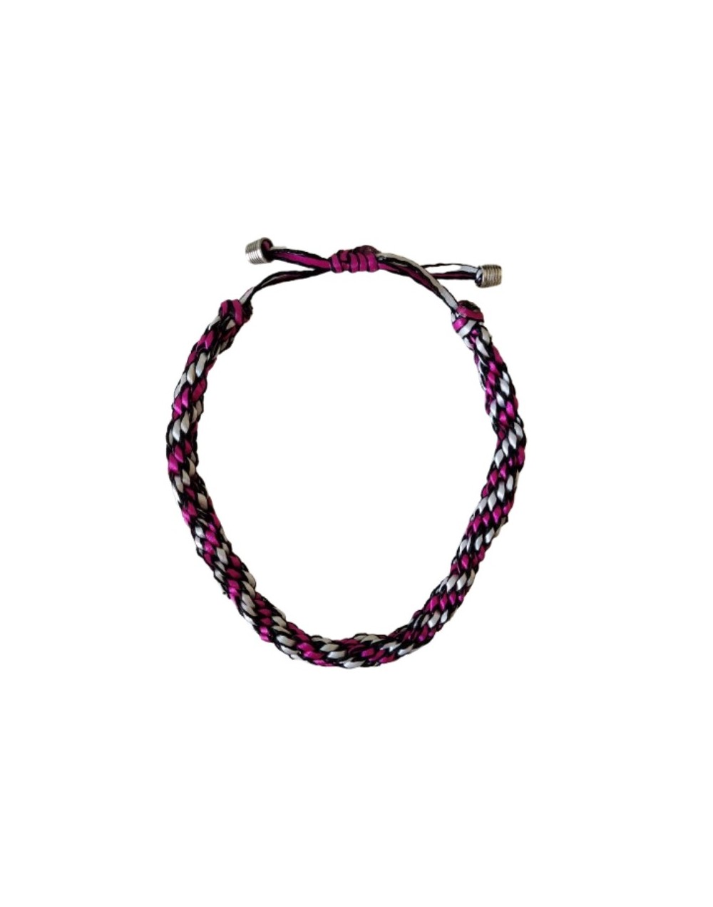 Collar Kumihimo Mascotas En Hilo Seda 