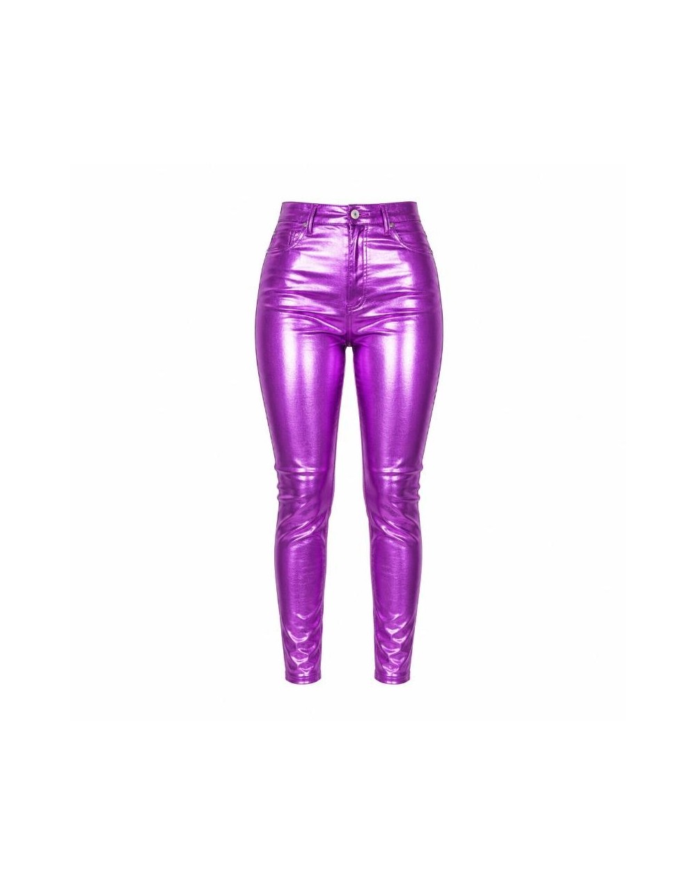 Pantalon Metalizado rosa 