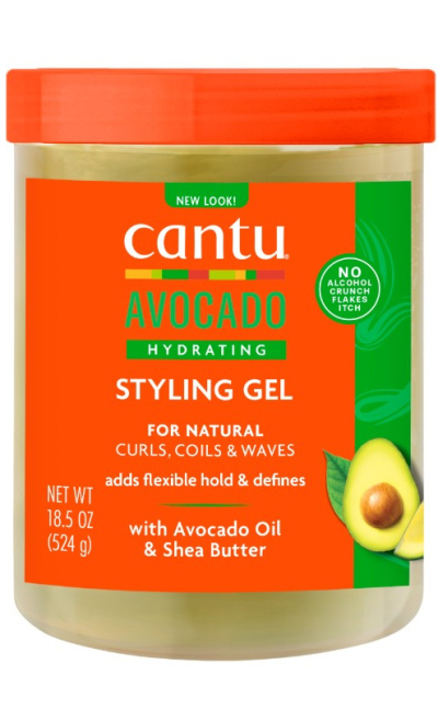 Cantu avocado hydrating styling gel