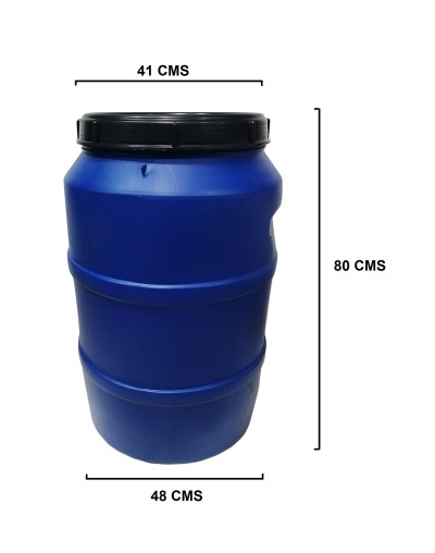 Caneca Plástica de 30 Galones Tapa Rosca