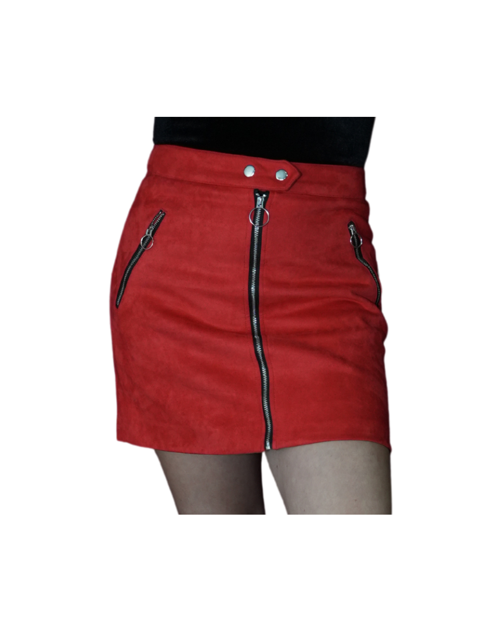 Falda Roja gamusa