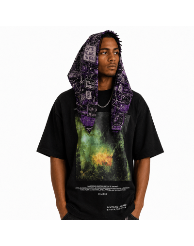 Pañoleta BTA404 Capital del Caos 70x70 | XMOKS Streetwear