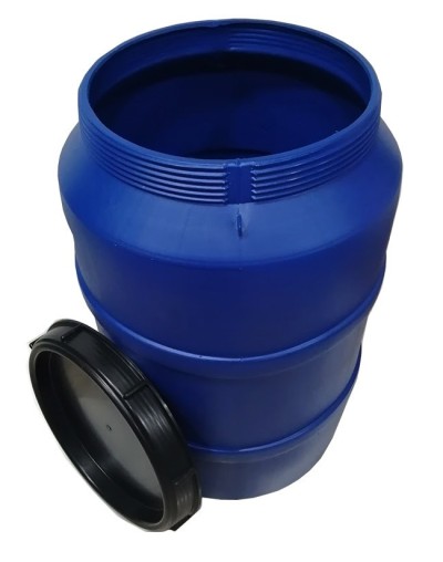 Caneca Plástica de 30 Galones Tapa Rosca