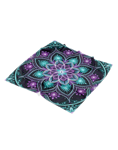 Pañoleta Astral Mandala 70x70 | Diseño Psicodélico XMOKS