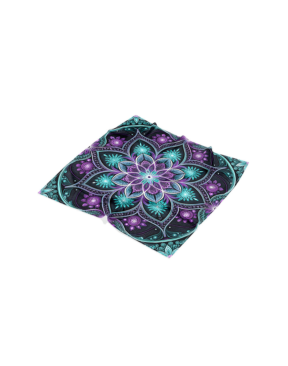 Pañoleta Astral Mandala 70x70 | Diseño Psicodélico XMOKS