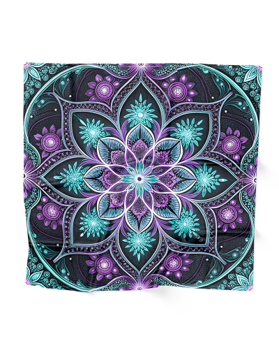Pañoleta Astral Mandala 70x70 | Diseño Psicodélico XMOKS