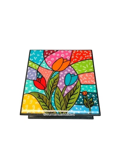 Servilletero britto flores colorido