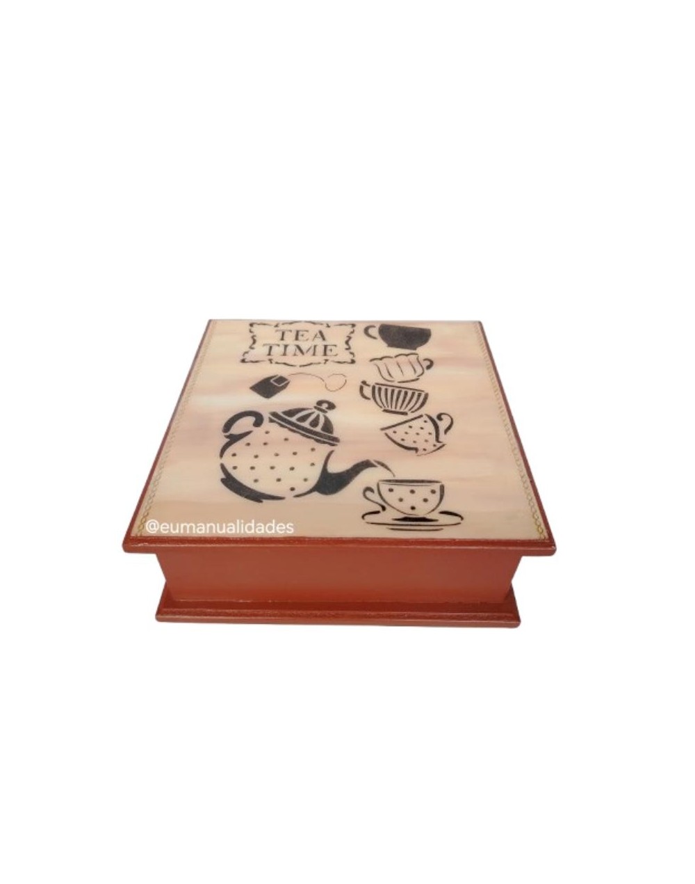Caja cuatro divisiones tea time chocolate