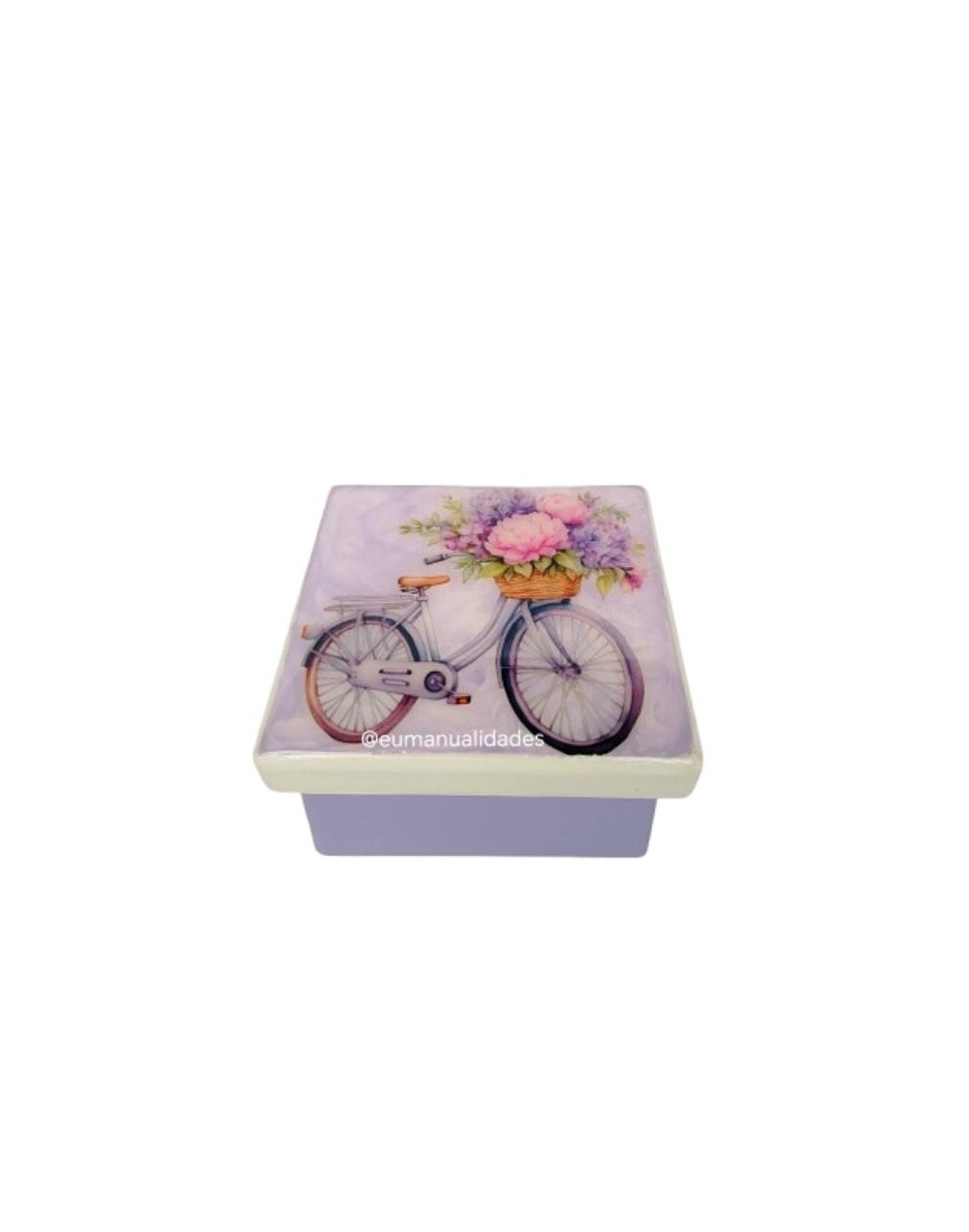 Caja bicicleta lila