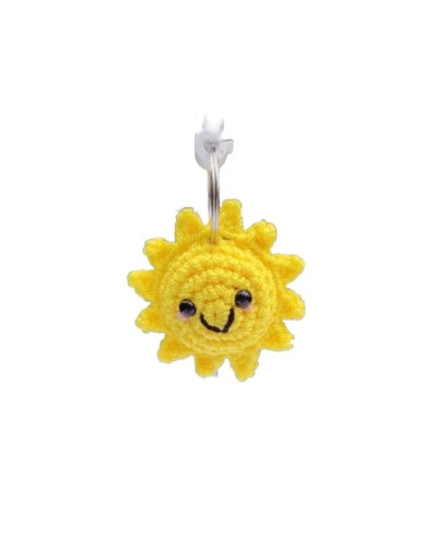 Llavero Sol en Amigurumi HOOKUMI