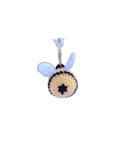 Llavero Abeja en Amigurumi HOOKUMI 