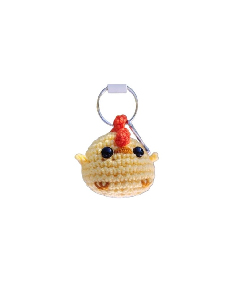 Llavero Pollito en Amigurumi HOOKUMI 