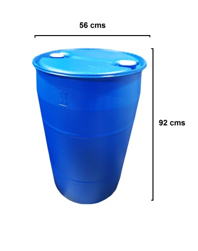 Caneca Plástica de 55 Galones Sellada 