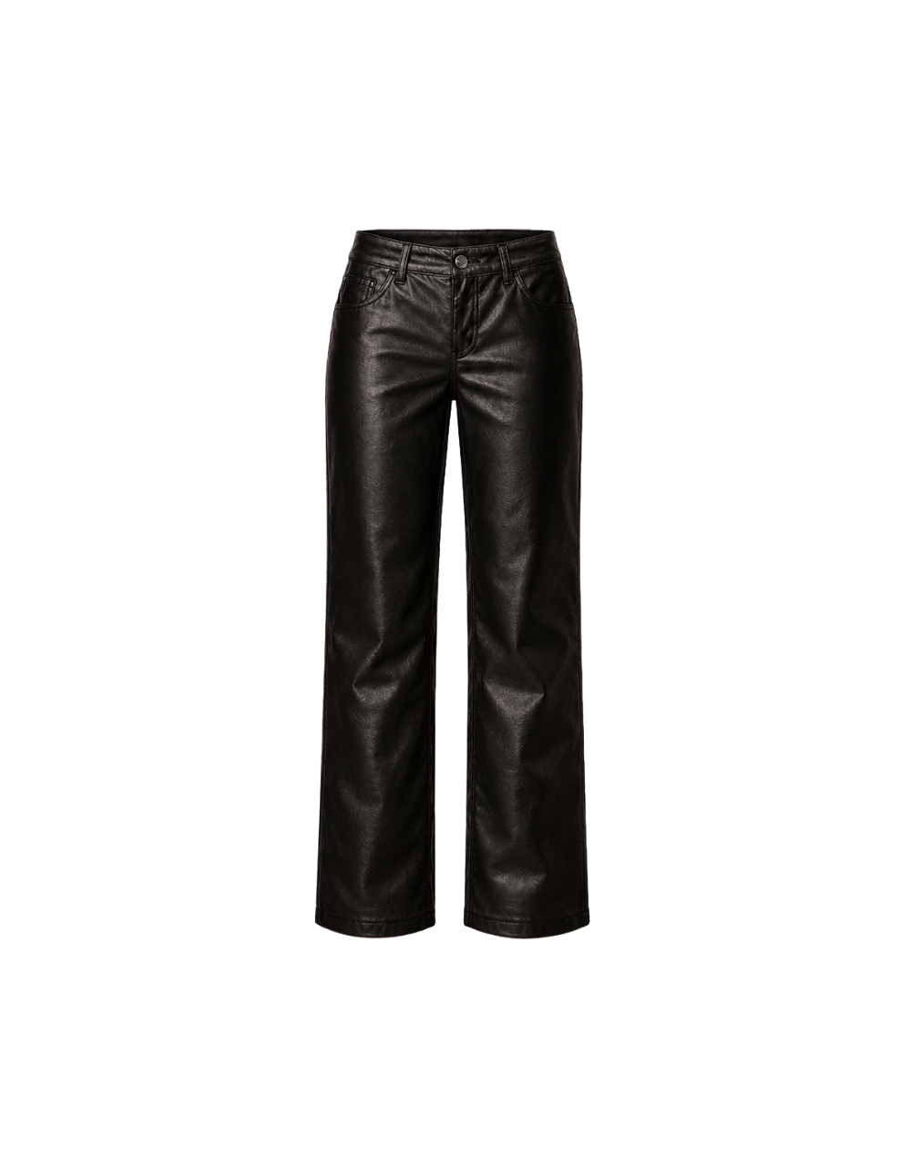 Pantalon Cuerina bota recta talla 6