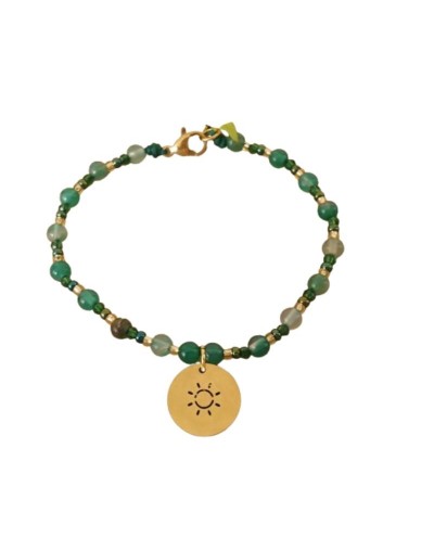 PULSERA EN PIEDRA NATURAL AGATAS