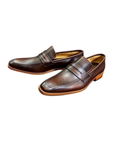 mocasine en cuero
