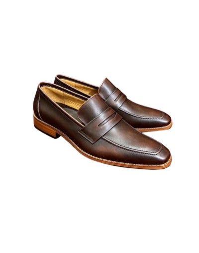 mocasine en cuero