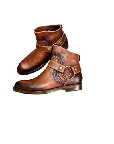 Bota ferrari en cuero