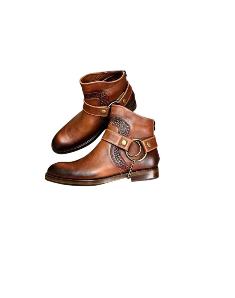 Bota ferrari en cuero