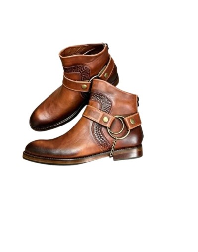 Bota ferrari en cuero
