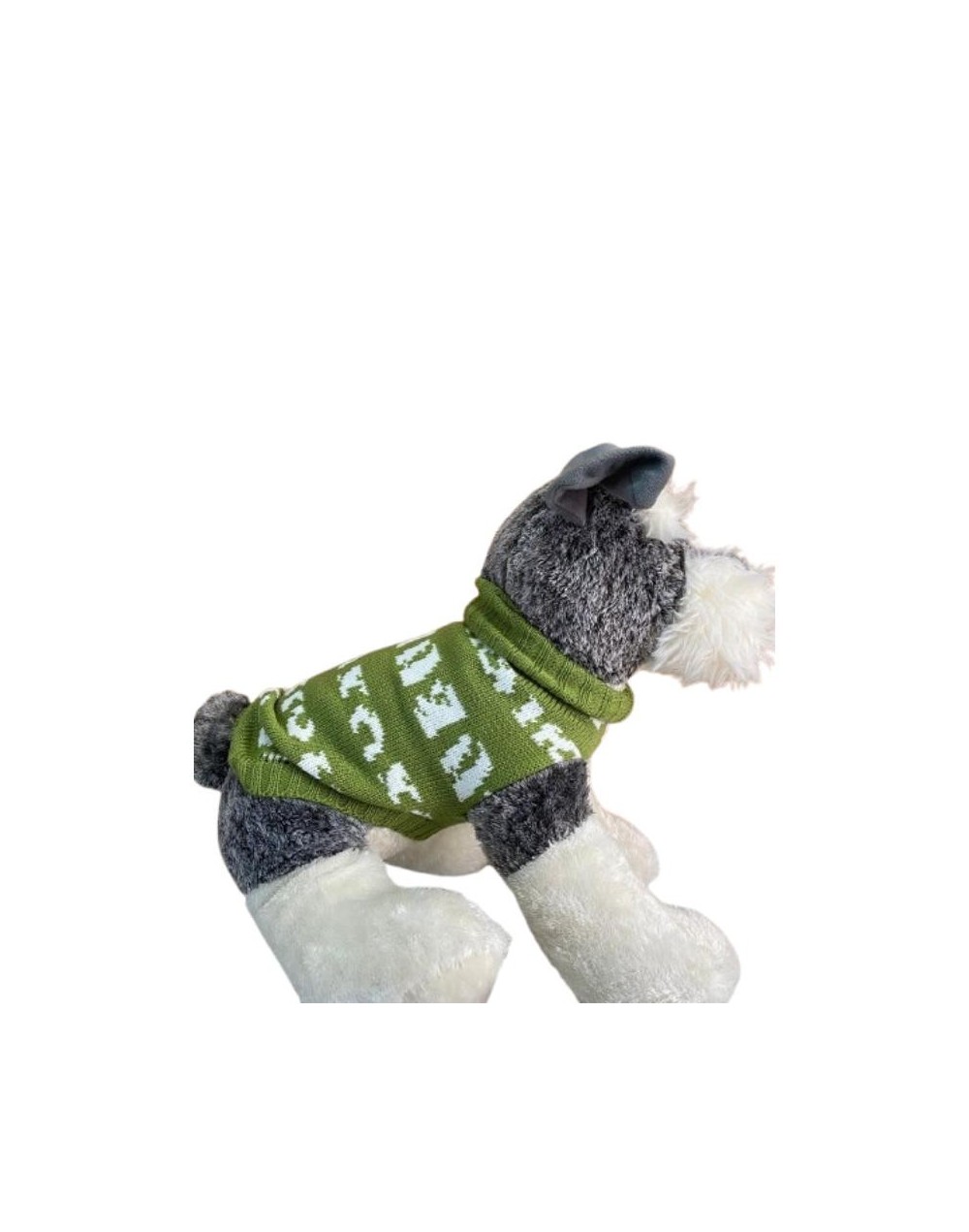 Sueter Verde con estampado animalprint