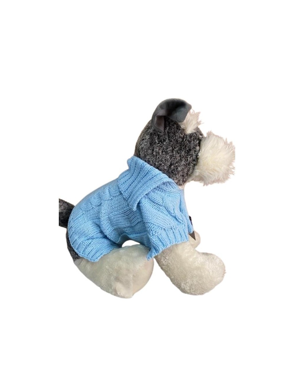 Ruana para mascotas azul