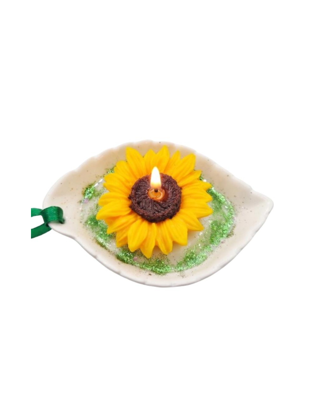 Vela Girasol en porcelana 