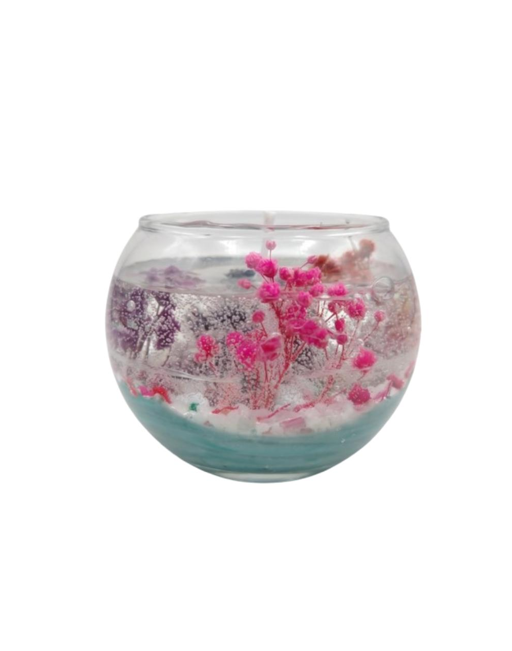 Vela decorativa de gel