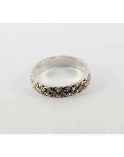 Argolla de matrimonio diamantada