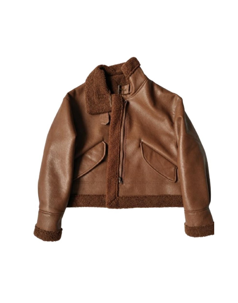 Chaqueta Venus Miel 🤎🤍 | Chaqueta Ovejera Mujer en Tendencia
