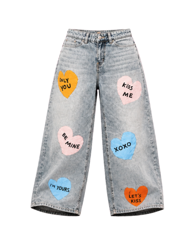 Pantalon Jean corazones