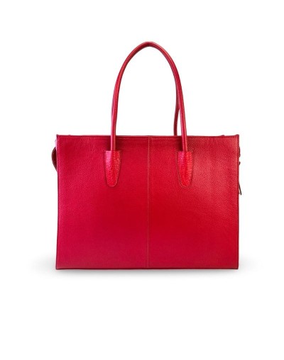BOLSO MUJER SHOPPER GRANDE CUERO