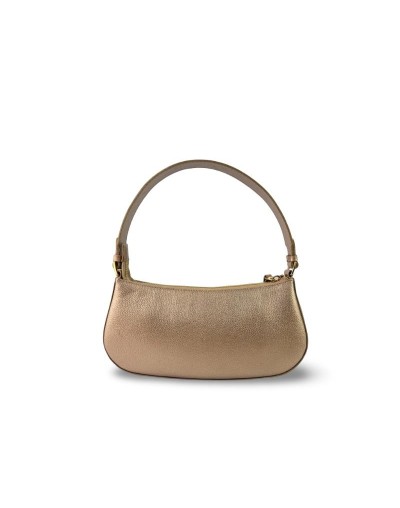 BOLSO MUJER BAGUETTE CURVO CUERO