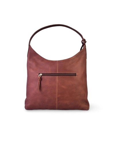 BOLSO MUJER HOBO MINIMALISTA CUERO