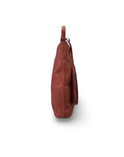 BOLSO MUJER HOBO MINIMALISTA CUERO