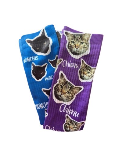 Medias estampadas personalizadas