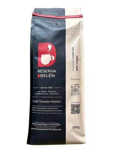 Café tostado molido x 500g