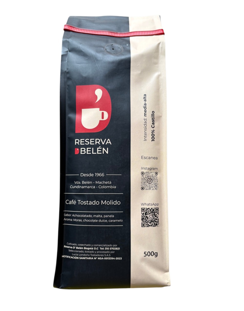 Café tostado molido x 500g