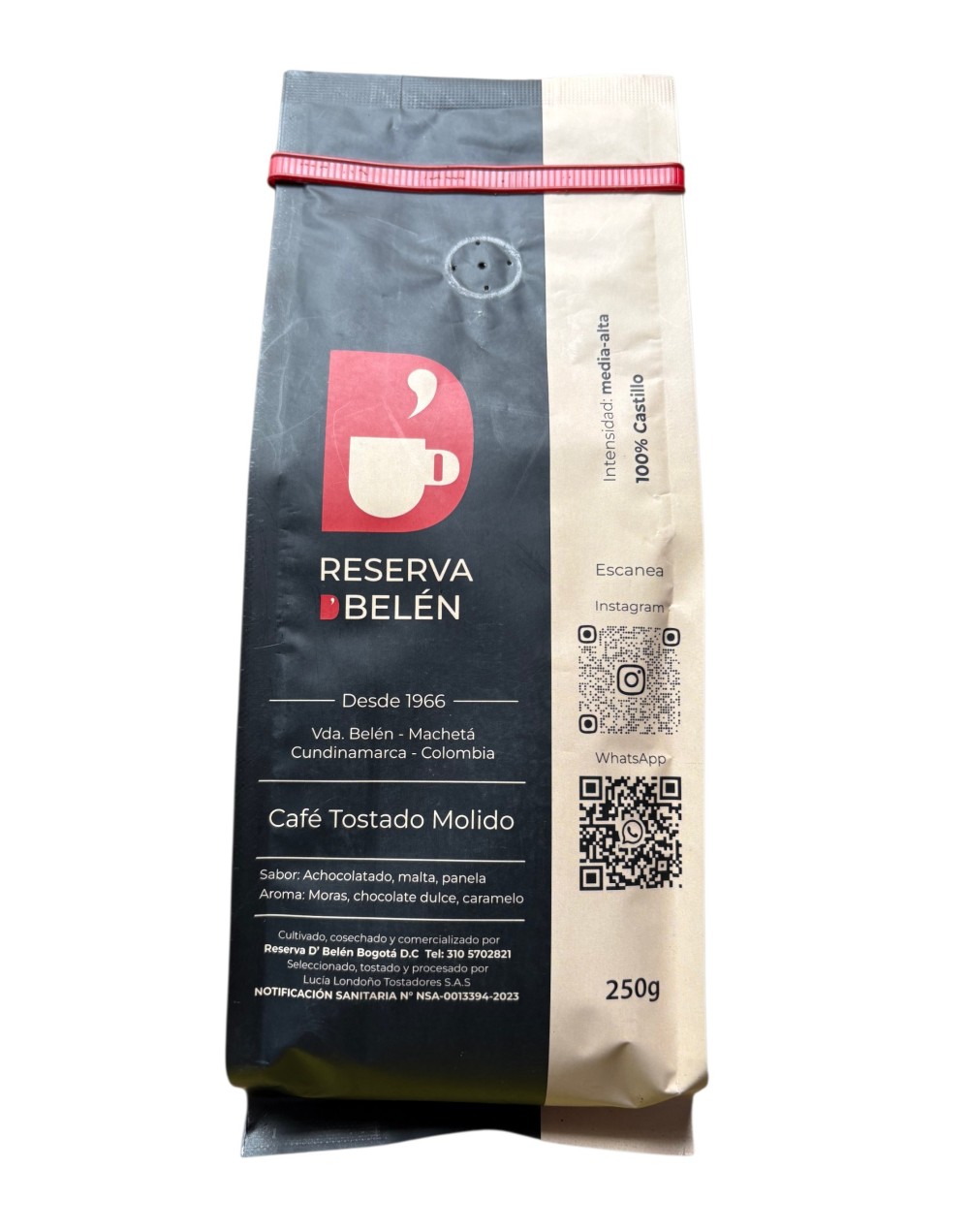 Café tostado molido x 250g