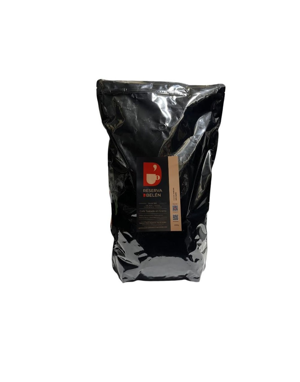 Café tostado en grano x 2500g