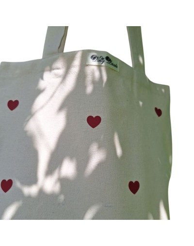 Tote bag corazones